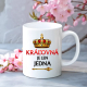 Kráľovná je len jedna - keramický hrnček s potlačou
