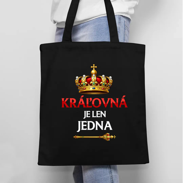 Kráľovná je len jedna - taška s potlačou
