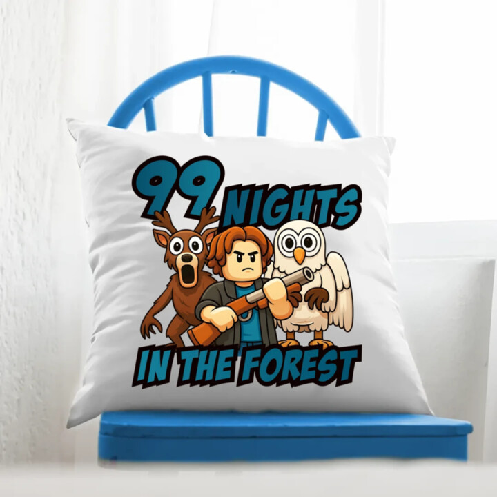 99 nights in the forest - vankúš s potlačou