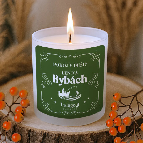Pokoj v duši? Len na rybách – vonná sviečka ako darček
