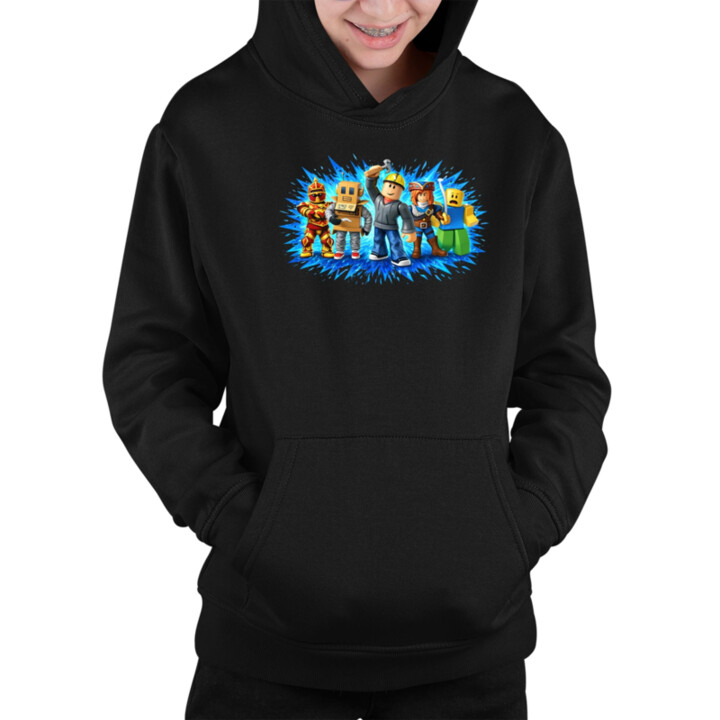 Partia – pre fanúšikov hry Roblox - detská mikina s kapucňou