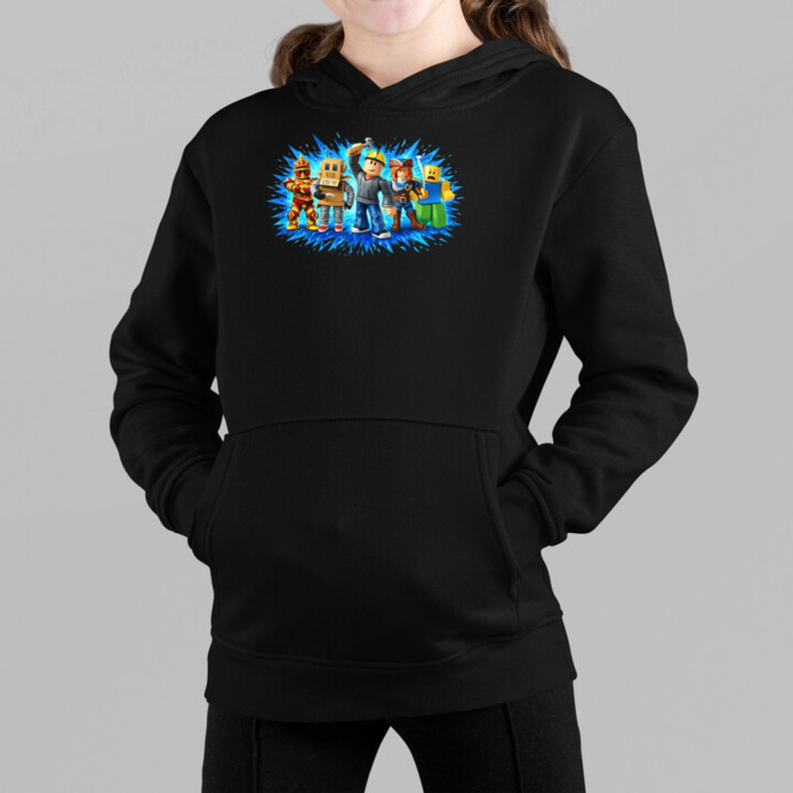 Partia – pre fanúšikov hry Roblox - detská mikina s kapucňou