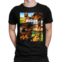 Ovčiak Life - pánske tričko s potlačou