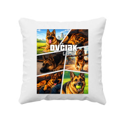 Ovčiak Life - vankúš s potlačou