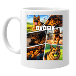 Ovčiak Life - keramický hrnček s potlačou