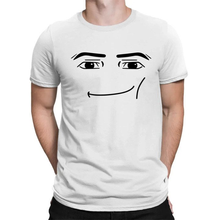 Man face – pre fanúšikov hry Roblox - pánske tričko s potlačou