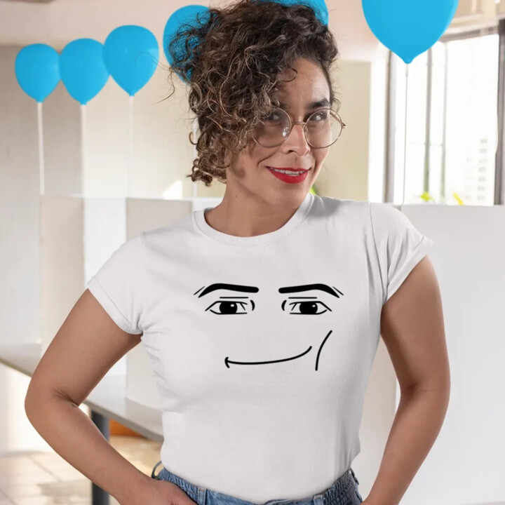 Man face – pre fanúšikov hry Roblox - dámske tričko s potlačou