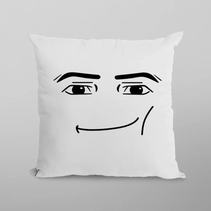 Man face – pre fanúšikov hry Roblox - vankúš s potlačou