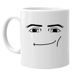 Man face – pre fanúšikov hry Roblox - keramický hrnček s potlačou