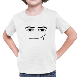 Man face – pre fanúšikov hry Roblox - detské tričko s potlačou
