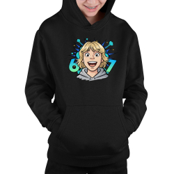 67 Dieťa - detská mikina s kapucňou