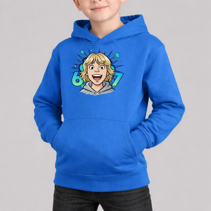 67 Dieťa - detská mikina s kapucňou