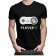 Player 1 v1 - pánske a dámske tričko s potlačou