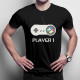 Player 1 v1 - Pánske tričko s potlačou