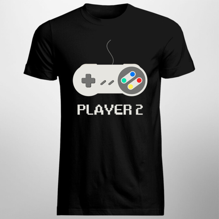 Player 2 v1 - Pánske tričko s potlačou