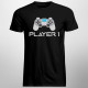 Player 1 v2 - Pánske tričko s potlačou