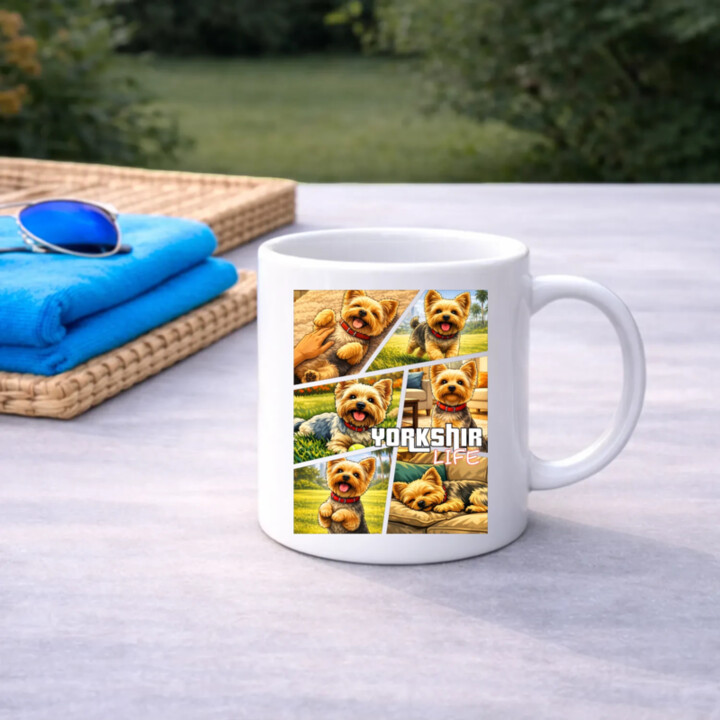 Yorkshir Life - keramický hrnček s potlačou