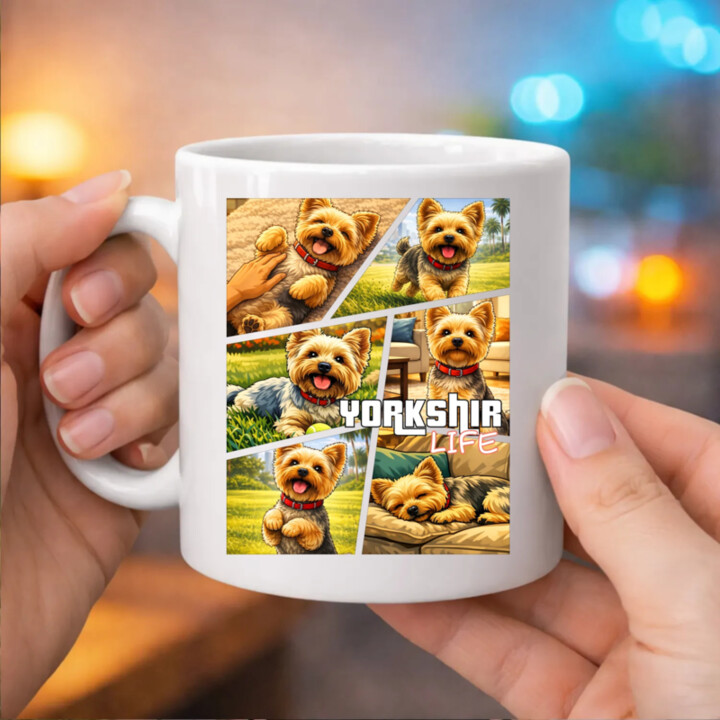 Yorkshir Life - keramický hrnček s potlačou
