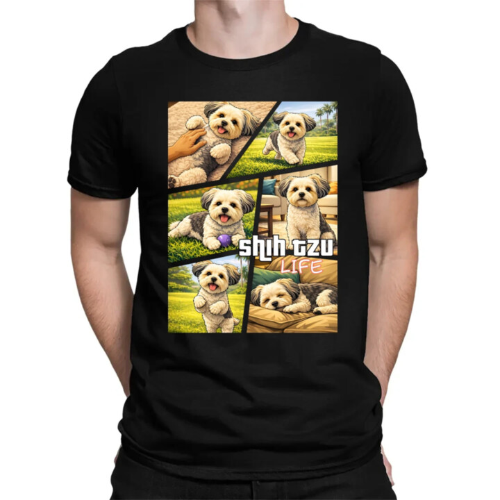 Shih Tzu Life - pánske tričko s potlačou