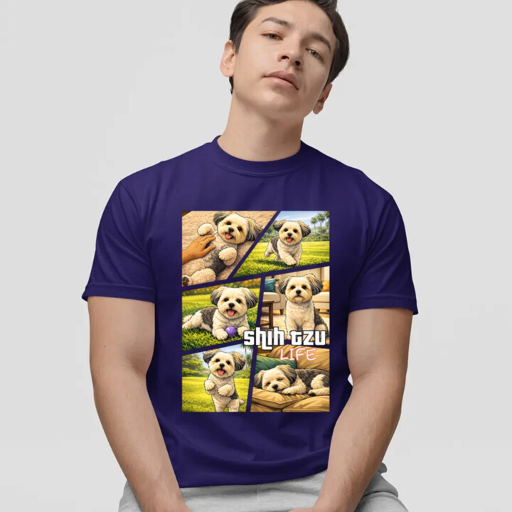 Shih Tzu Life - pánske tričko s potlačou