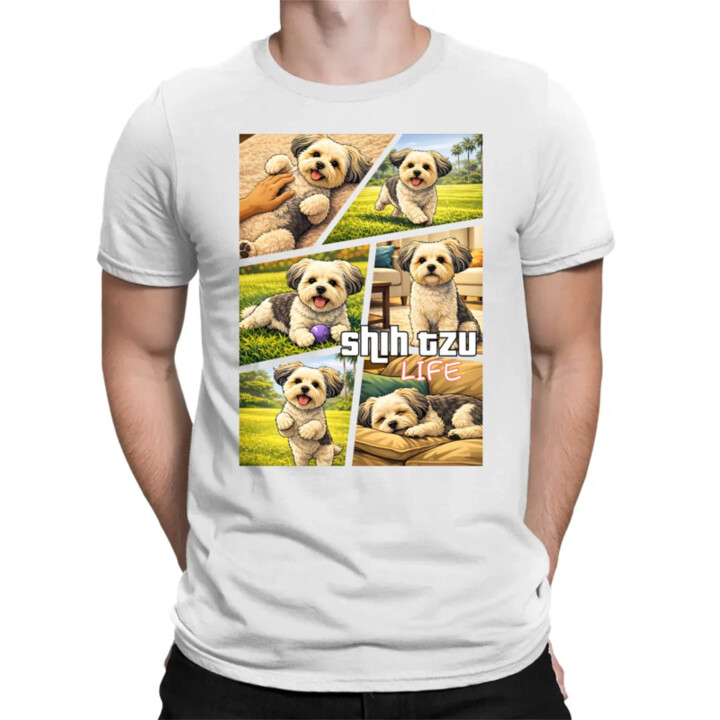 Shih Tzu Life - pánske tričko s potlačou