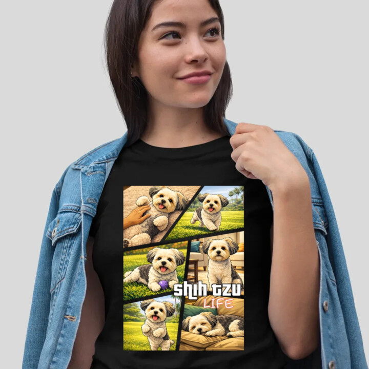 Shih Tzu Life - dámske tričko s potlačou