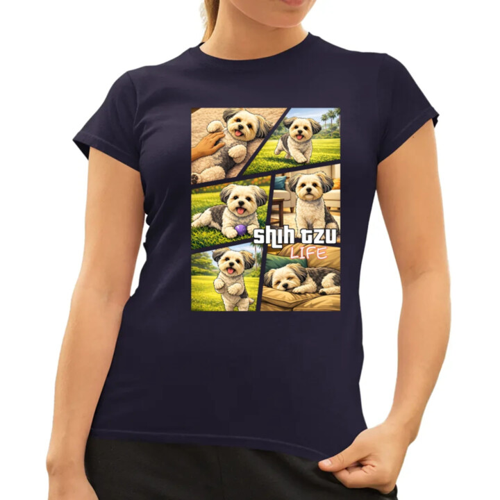 Shih Tzu Life - dámske tričko s potlačou
