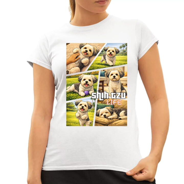 Shih Tzu Life - dámske tričko s potlačou
