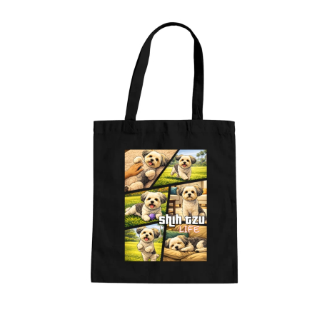 Shih Tzu Life - taška s potlačou