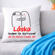 Láska, budem ťa vku*rvovať až do konca tvojich dní - vankúš s potlačou