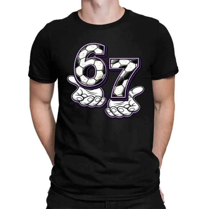 67 Football - pánske tričko s potlačou