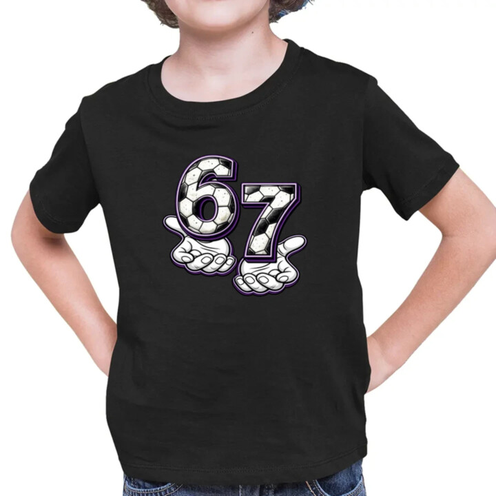 67 Football - detské tričko s potlačou