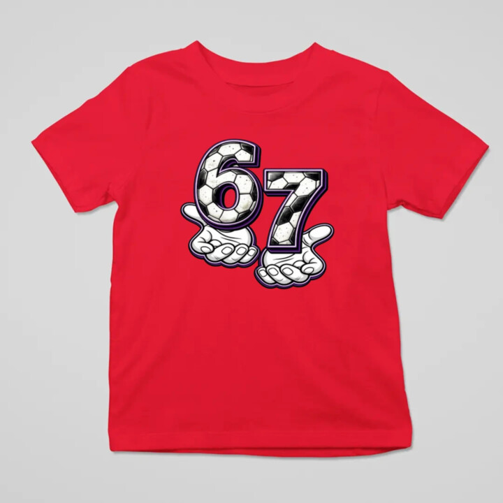67 Football - detské tričko s potlačou