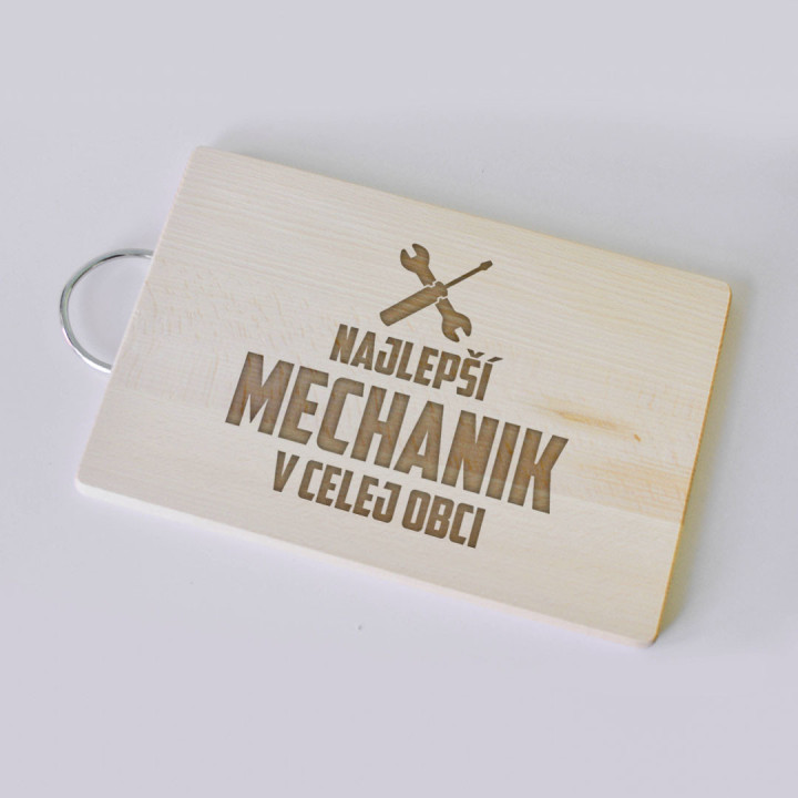 Najlepší mechanik v celej obci - doska na krájanie