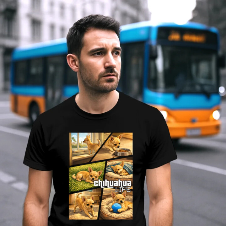 Chihuahua life - pánske tričko s potlačou
