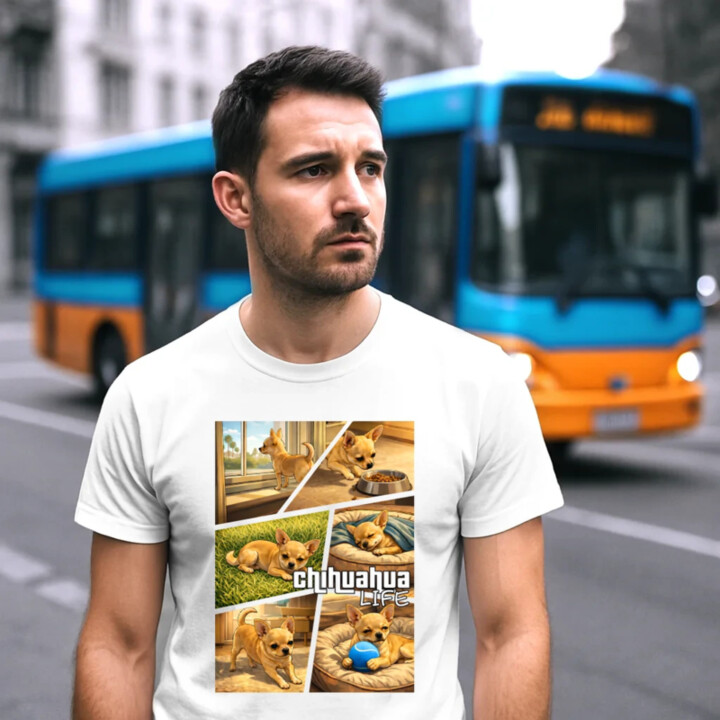 Chihuahua life - pánske tričko s potlačou