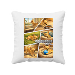 Chihuahua life - vankúš s potlačou