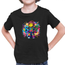 Farebný six seven - 67 -verzia pre dievčatá - pre fanúšikov hry Roblox - detské tričko s potlačou