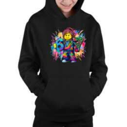 Farebný six seven - 67 -verzia pre dievčatá - pre fanúšikov hry Roblox - detská mikina s kapucňou