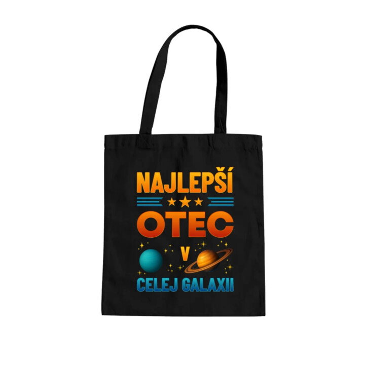 Najlepší otec v celej galaxii - taška s potlačou