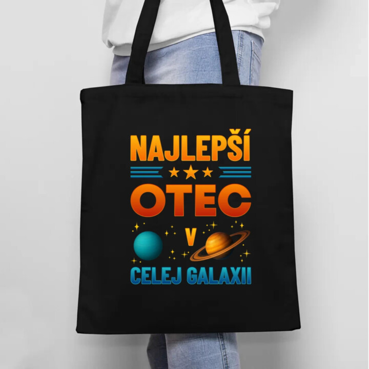 Najlepší otec v celej galaxii - taška s potlačou