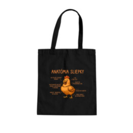 Anatómia sliepky - taška s potlačou