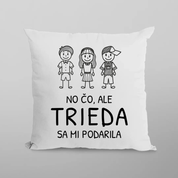 No čo, ale trieda sa mi podarila - vankúš s potlačou