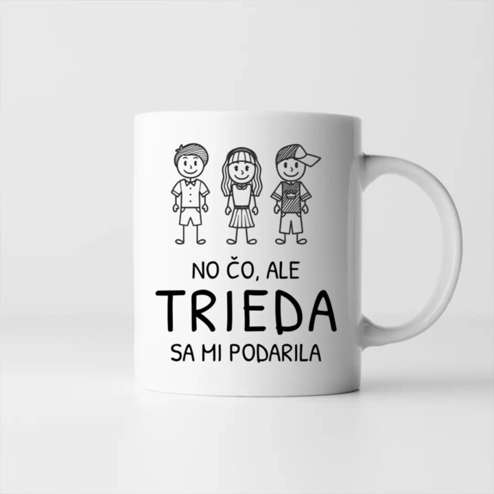 No čo, ale trieda sa mi podarila - keramický hrnček s potlačou