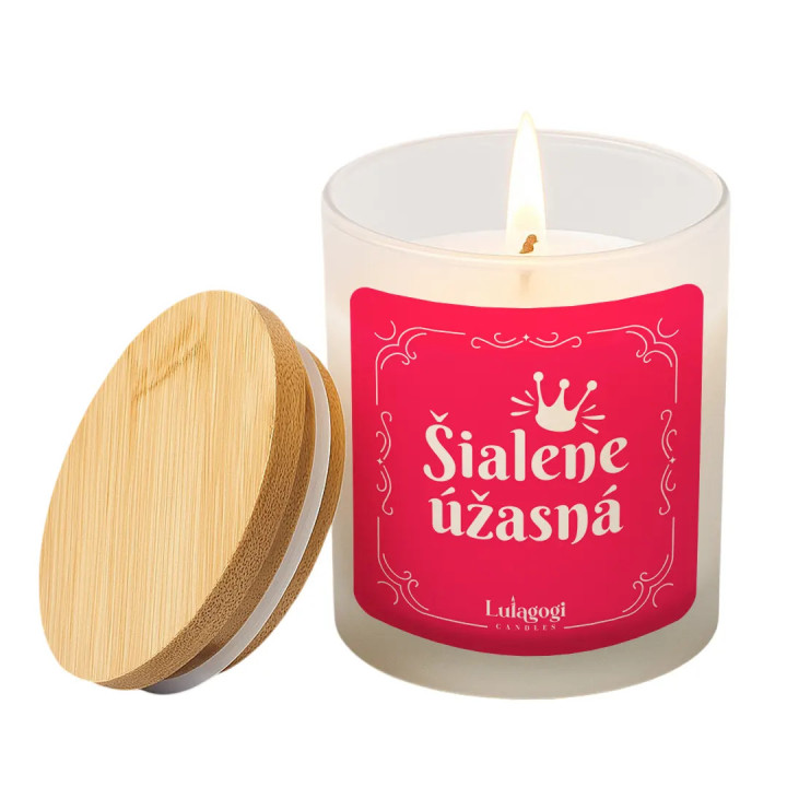 Šialene úžasná - vonná sviečka ako darček