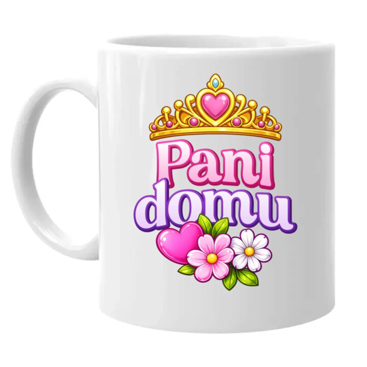 Pani domu - keramický hrnček s potlačou