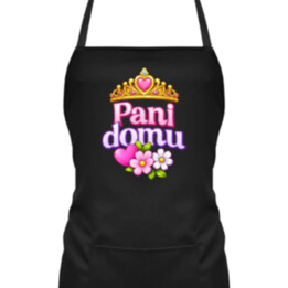 Pani domu - zástera s potlačou
