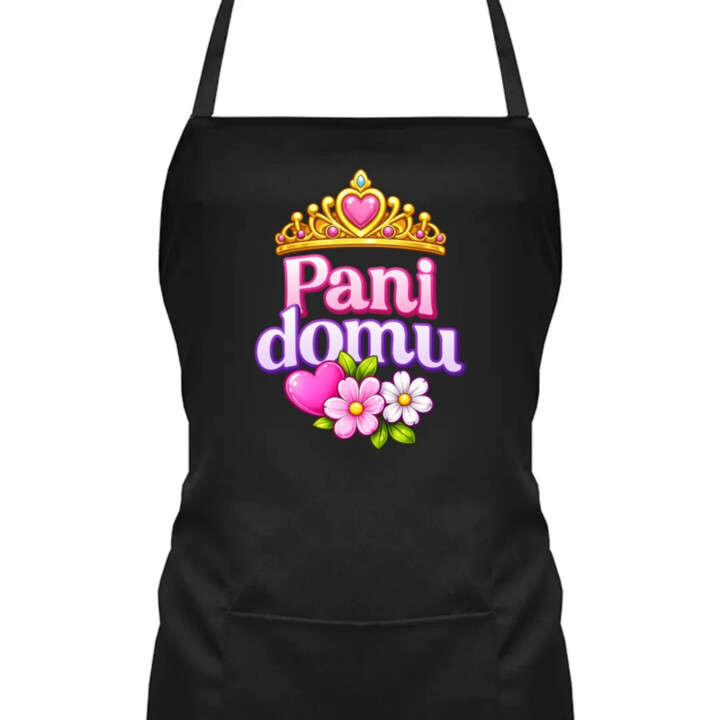 Pani domu - zástera s potlačou