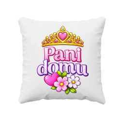Pani domu - vankúš s potlačou