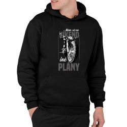 Mám, už na víkend iné plány  - pánska mikina s potlačou